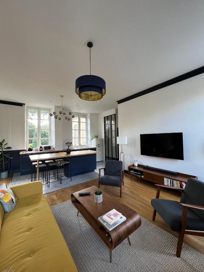 Bright Apt 70M2 In Bayeux Historic Center W Pkg Exterior foto